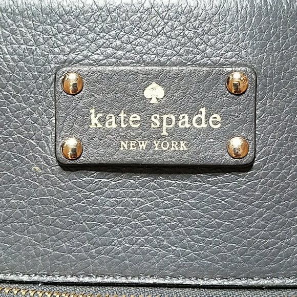 Kate Spade gray leather satchel - Picture 3 of 8